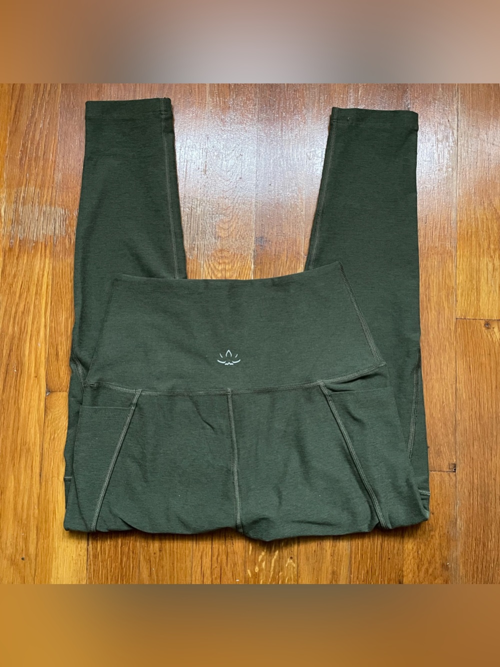 Beyond Yoga Dark Green High-Waist Leggings